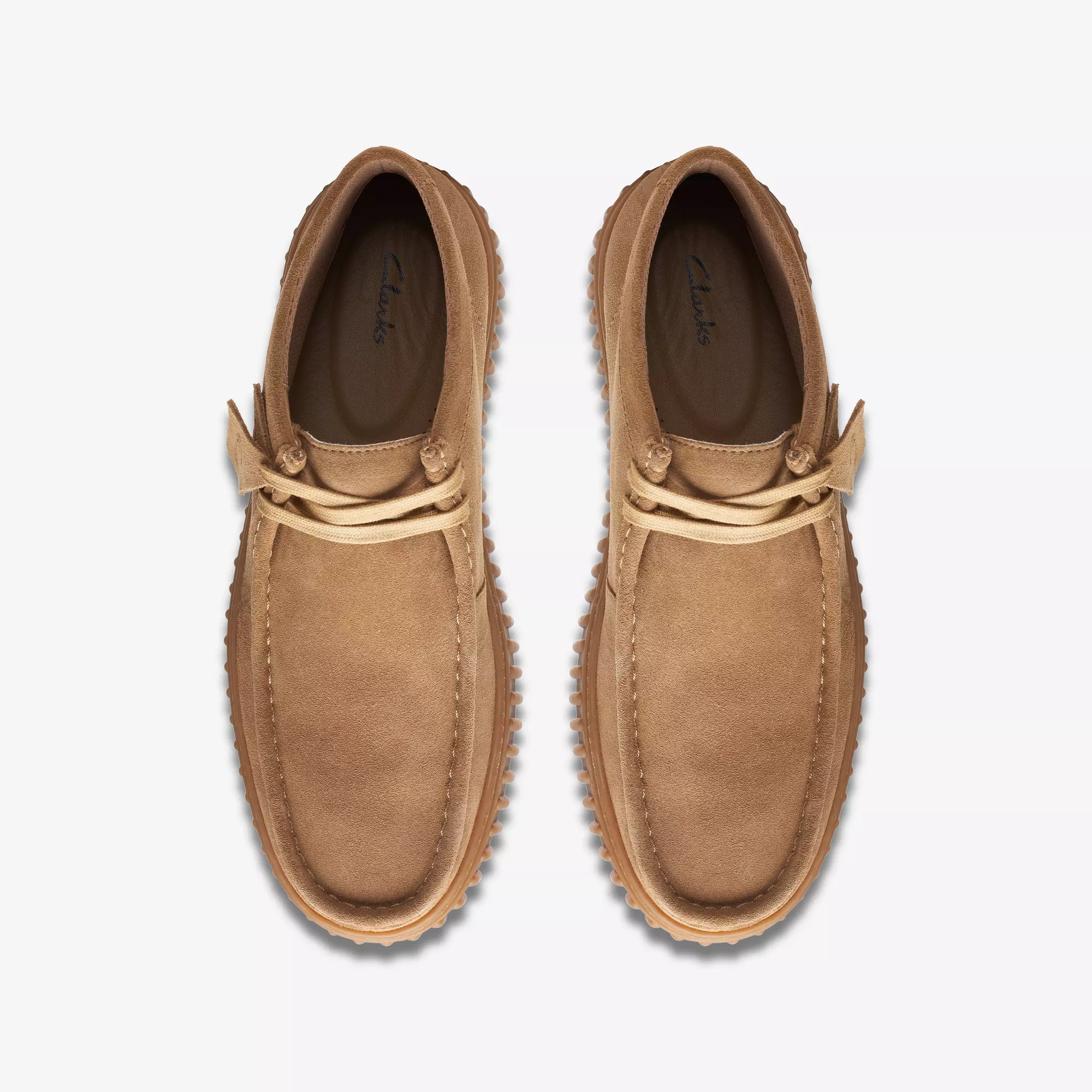 CLARKS TORHILL HI DARK SAND SUEDE - Tôpette Skateboards & Lifestyle